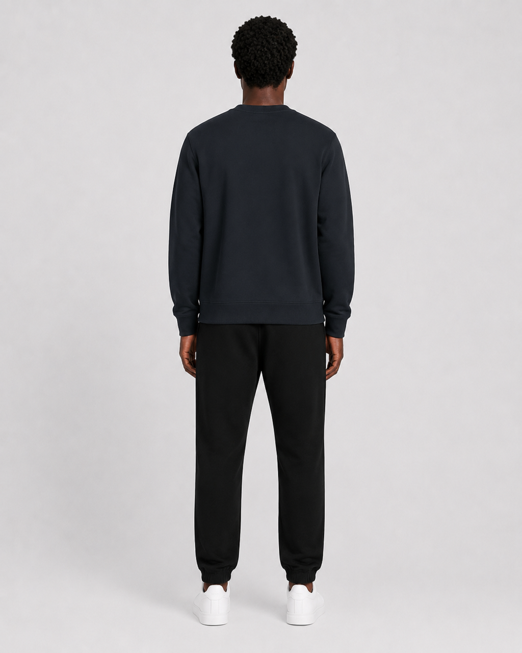 ORIYEN Navy Blue Essentials Sweatshirt (Navy Blue)