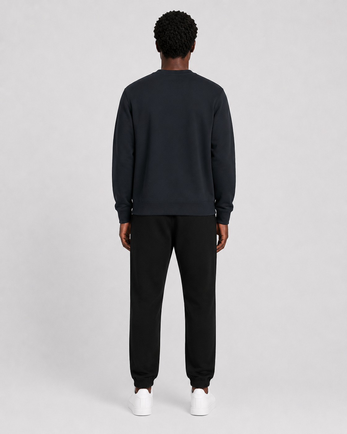 ORIYEN Navy Blue Essentials Sweatshirt (Navy Blue)
