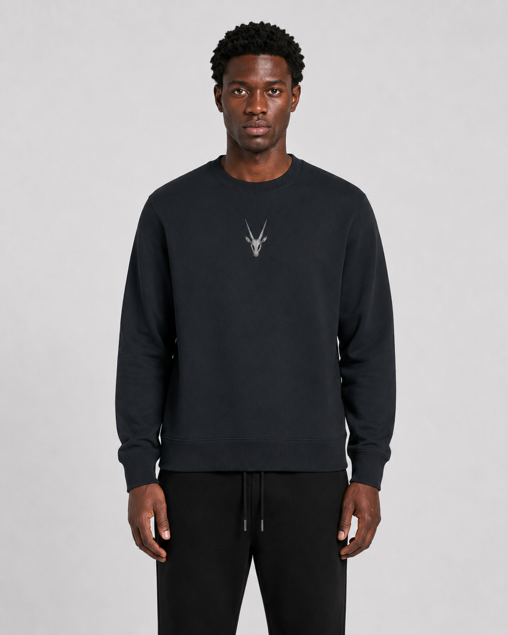 ORIYEN Navy Blue Essentials Sweatshirt (Navy Blue)