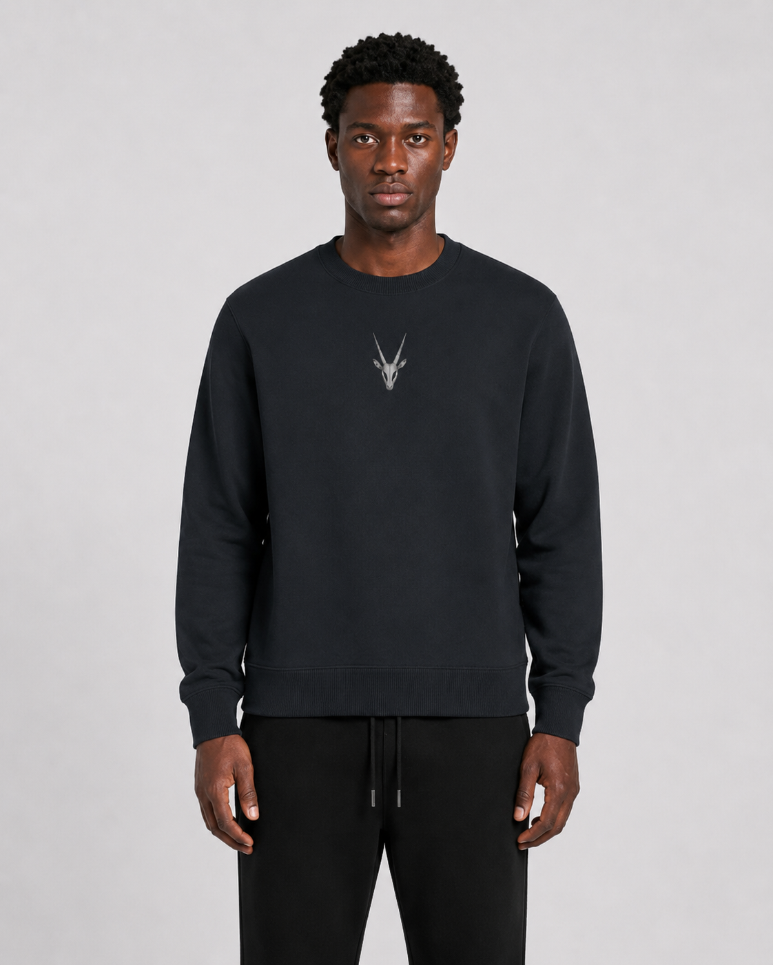ORIYEN Navy Blue Essentials Sweatshirt (Navy Blue)
