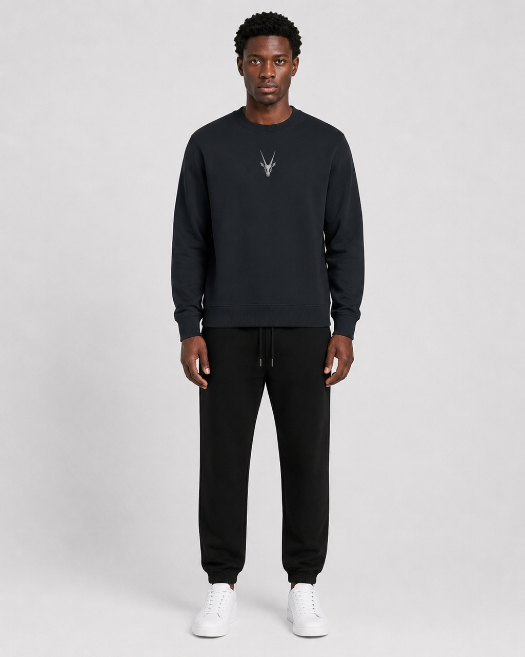 ORIYEN Navy Blue Essentials Sweatshirt (Navy Blue)