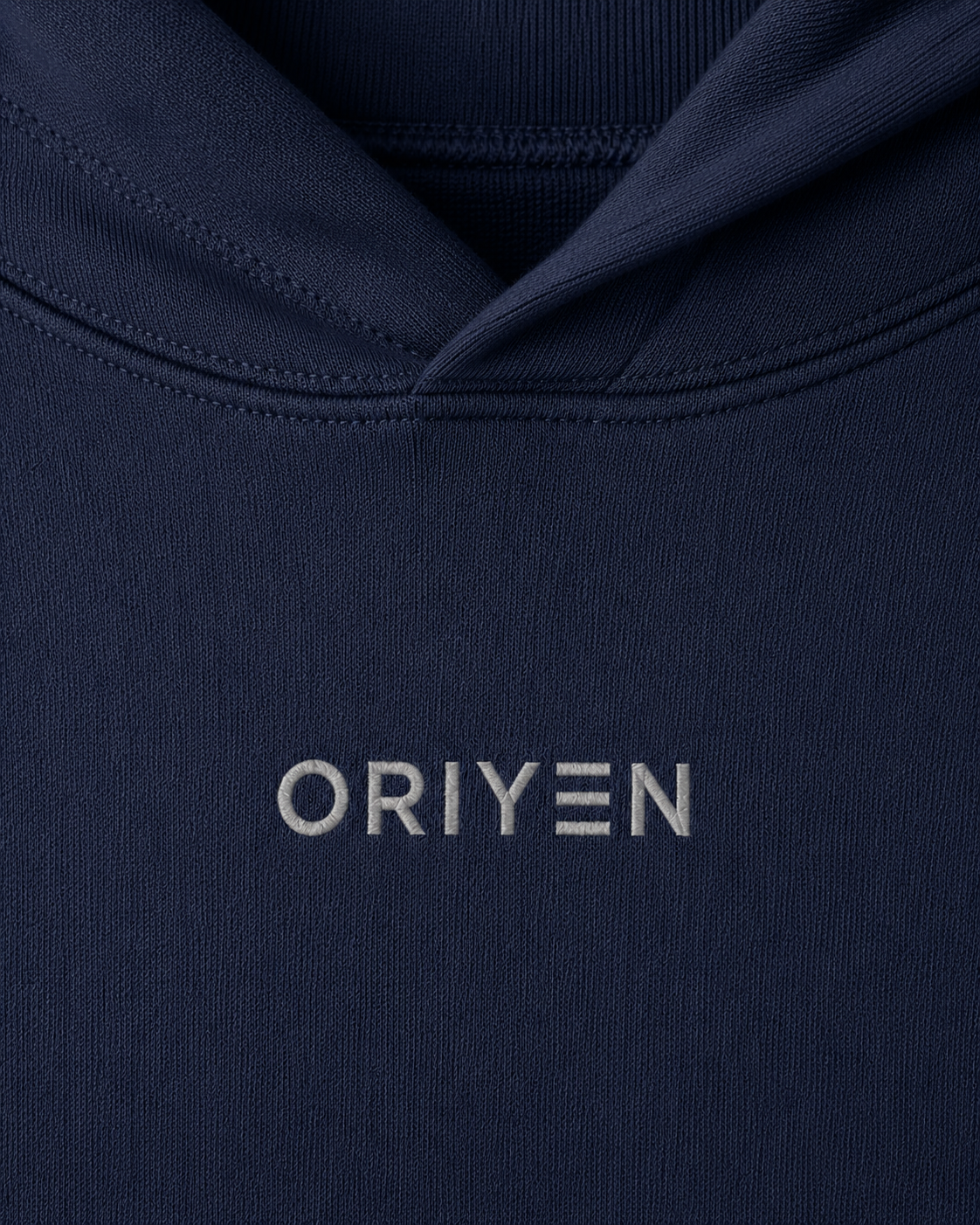 ORIYEN Navy Lightweight Hoodie (Navy Blue)