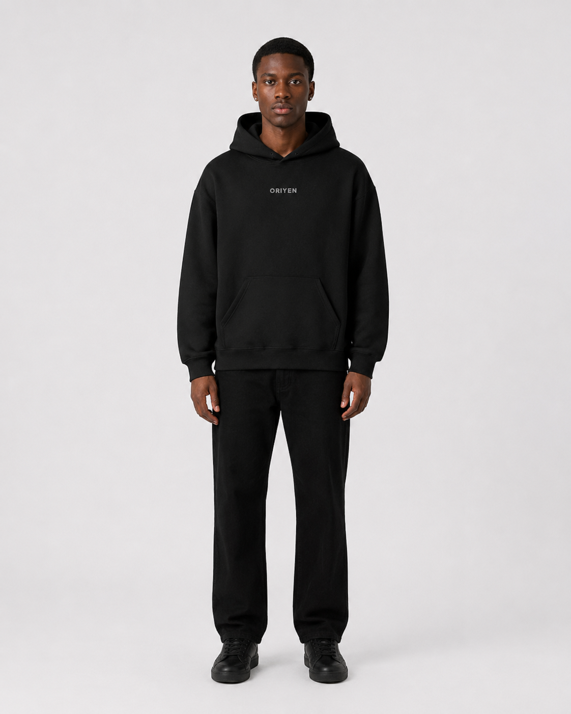 ORIYEN Midnight Lightweight Hoodie (Black)