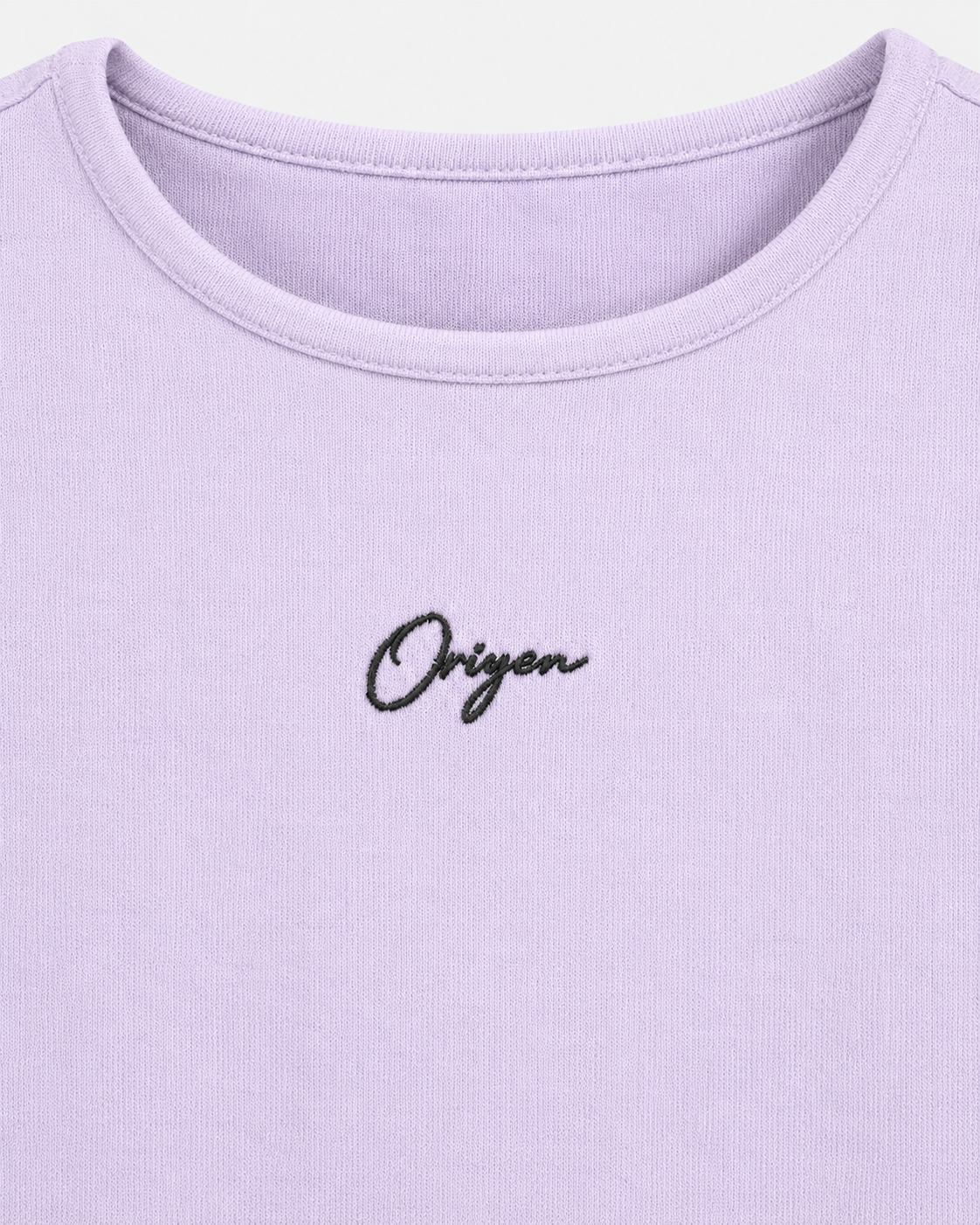ORIYEN Lavender Women's Crop Tee (Lavender)