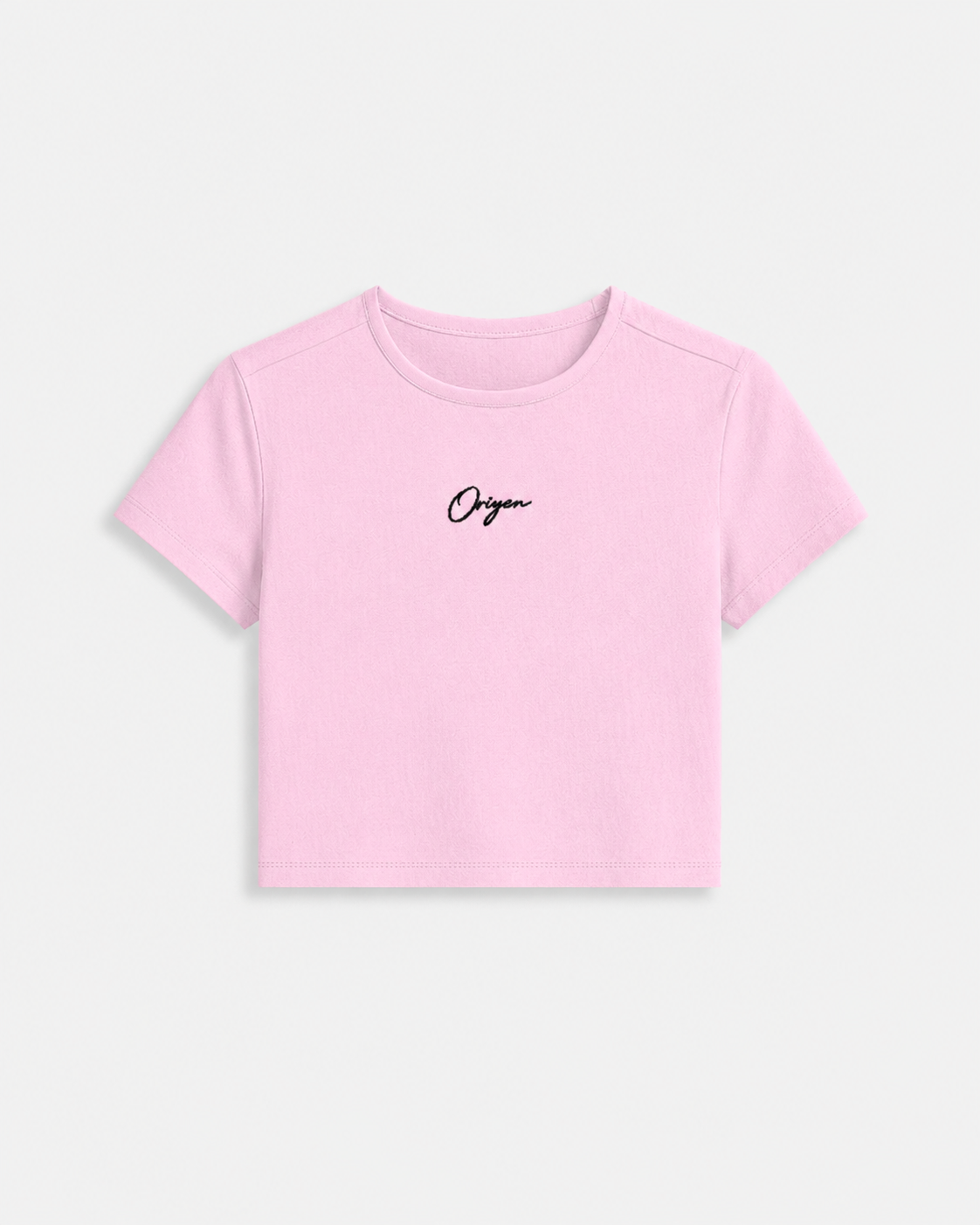ORIYEN Dust Pink Women's Crop Tee (Pink)