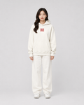 ORIYEN Woven Fate Women's Hoodie (Off White)