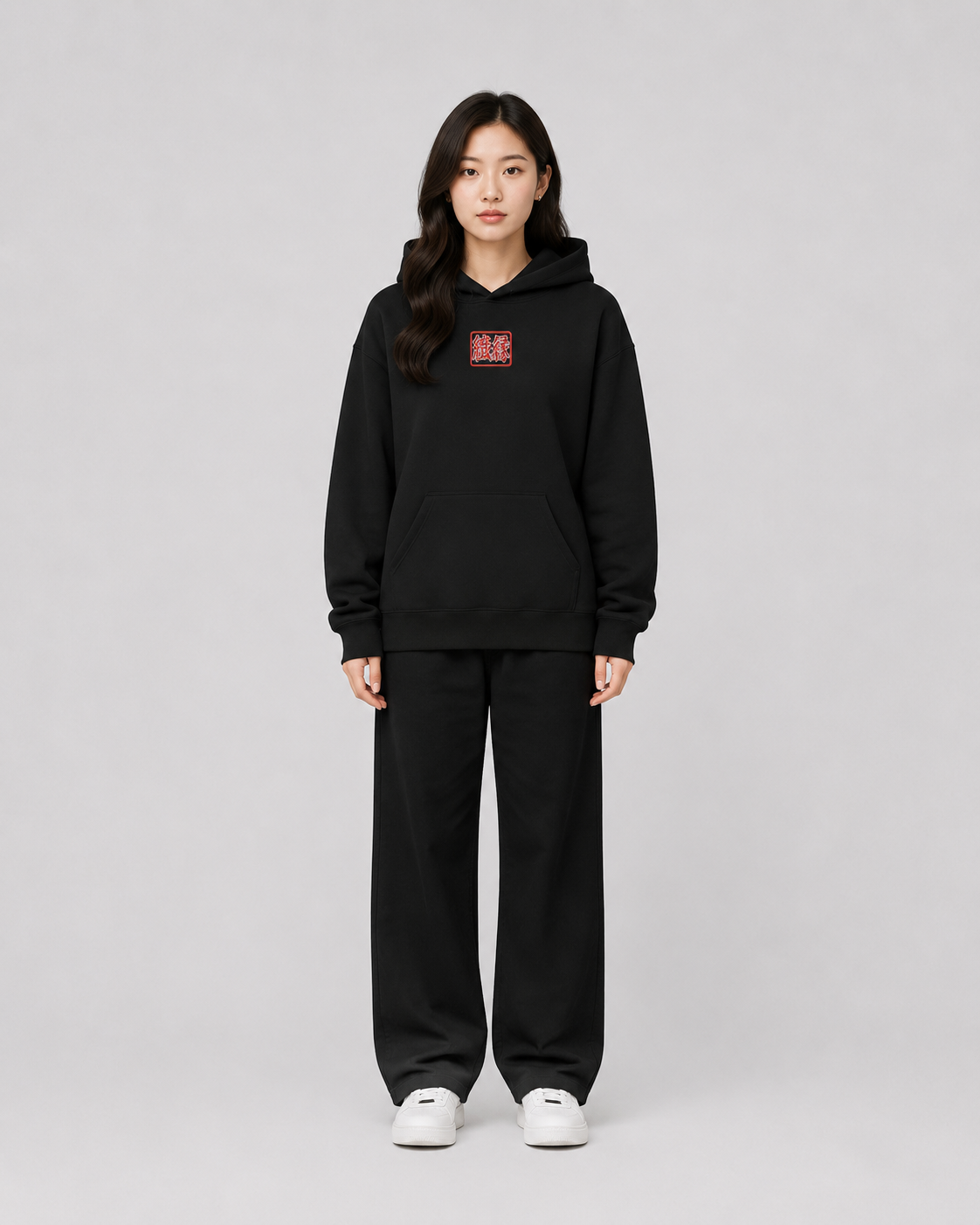 ORIYEN Woven Fate Women's Hoodie (Black)