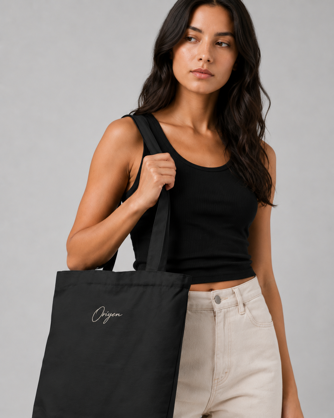 ORIYEN Obsidian Tote (Black)