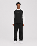 ORIYEN Ivory Raglan Long Sleeve Tee (White / Black)
