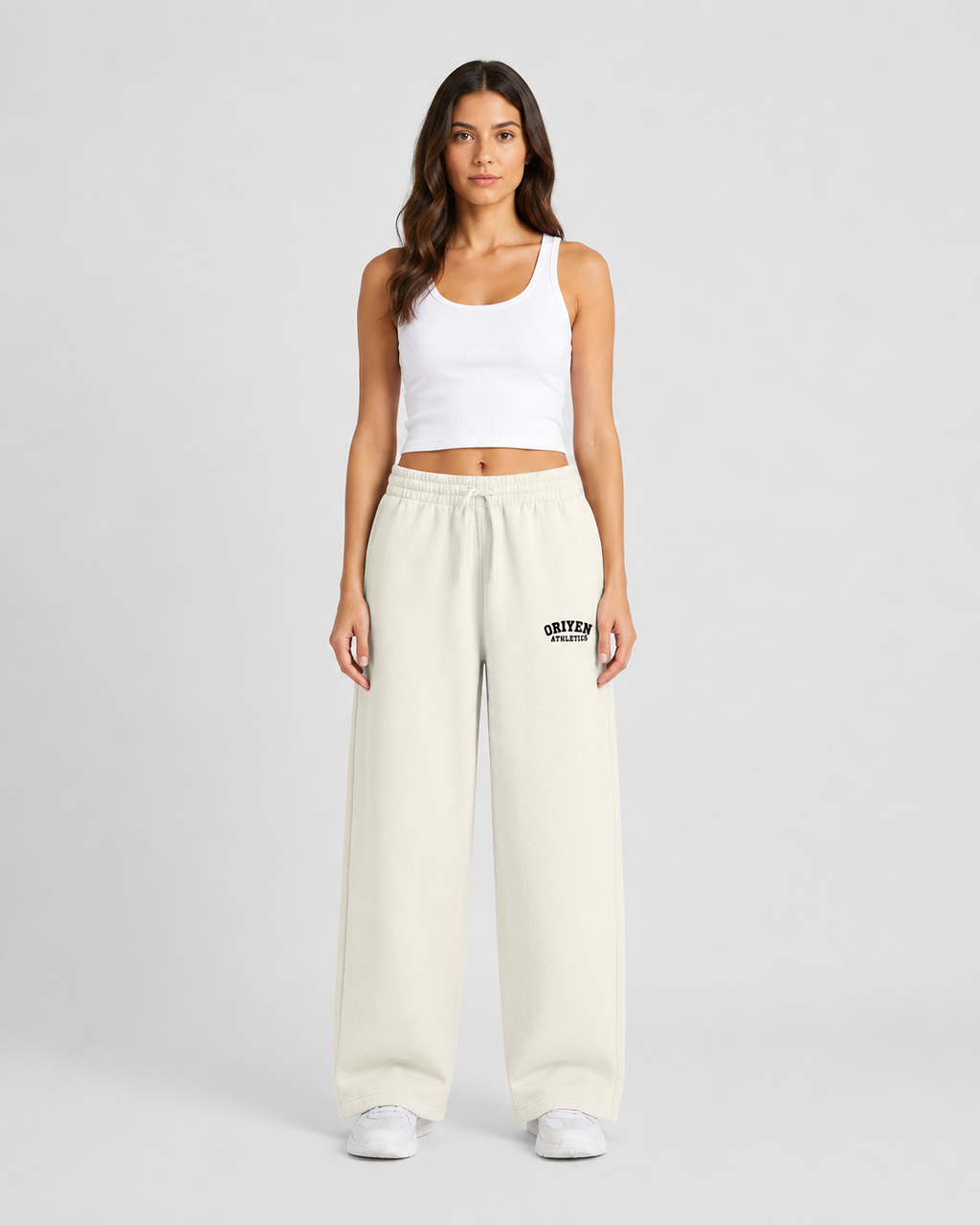 ORIYEN Ivory Women's Sweatpants (Off White)