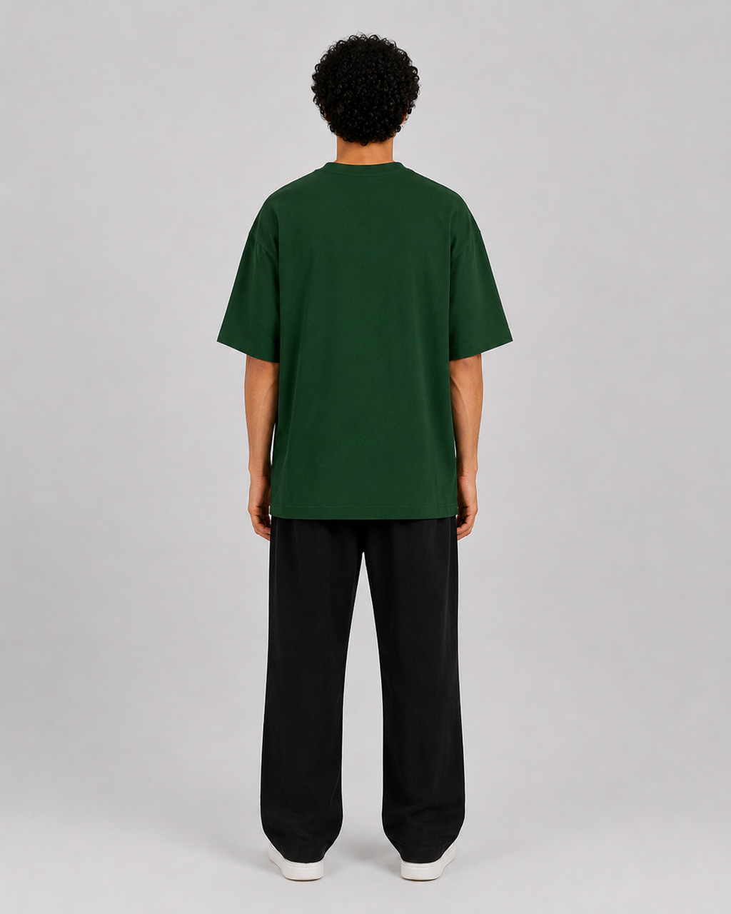 ORIYEN Forest Heavyweight Oversized Tee (Forest Green)