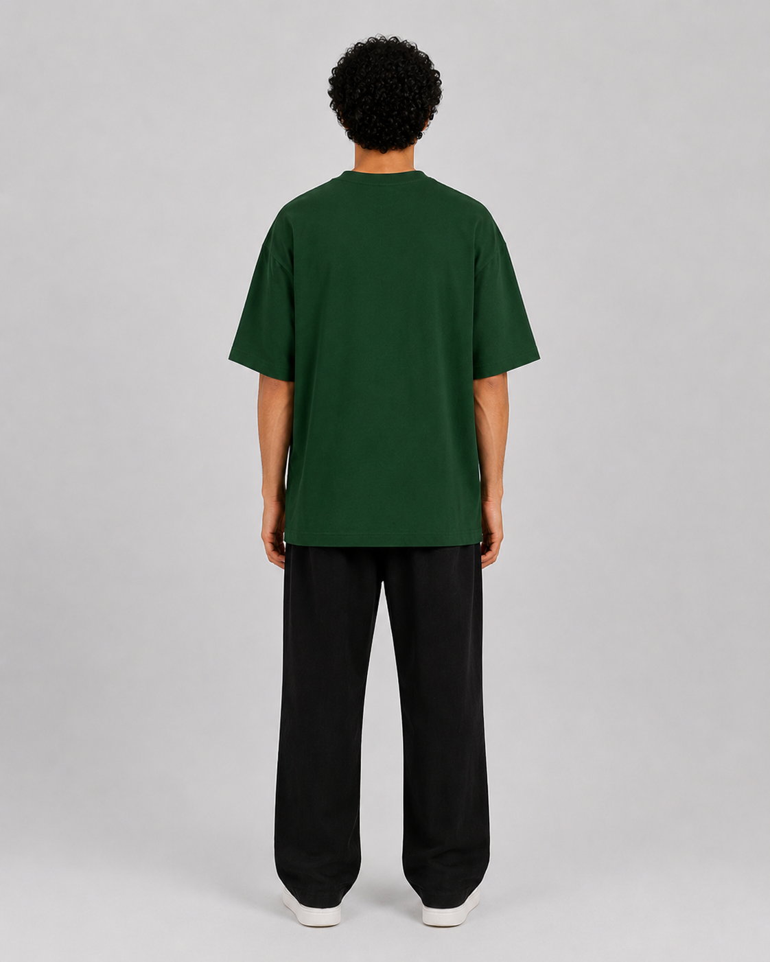 ORIYEN Forest Heavyweight Oversized Tee (Forest Green)