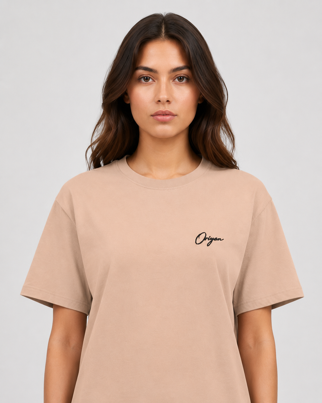 ORIYEN Women's Peach Tee (Peach)