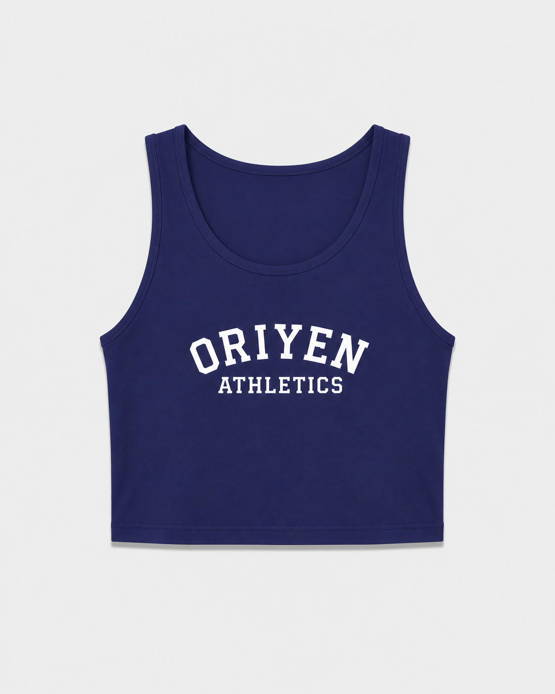 ORIYEN Women's Athletics Crop Tank (Navy)