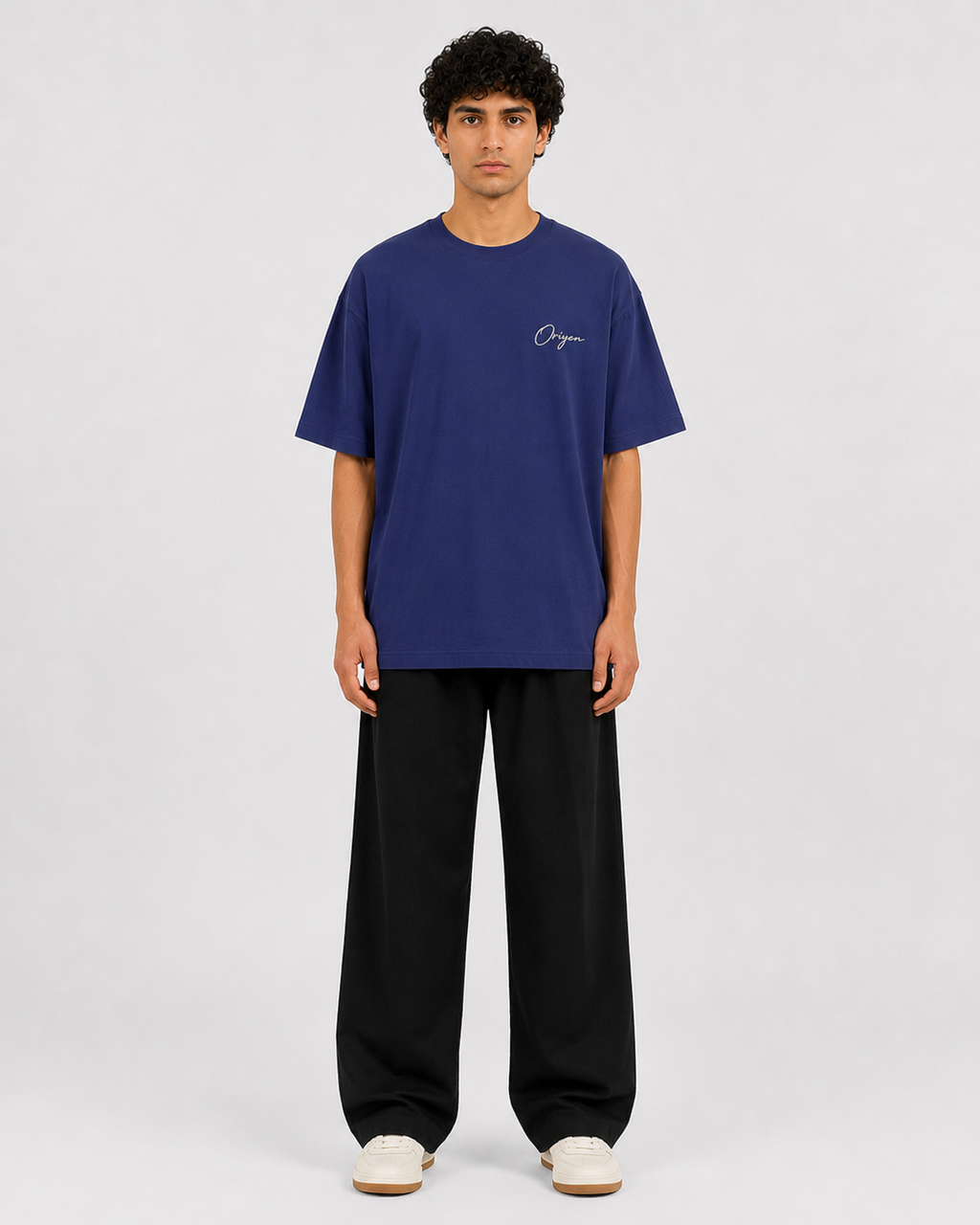 ORIYEN Royal Heavyweight Oversized Tee (Royal Blue)