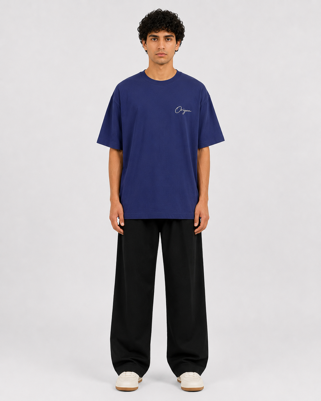 ORIYEN Royal Heavyweight Oversized Tee (Royal Blue)
