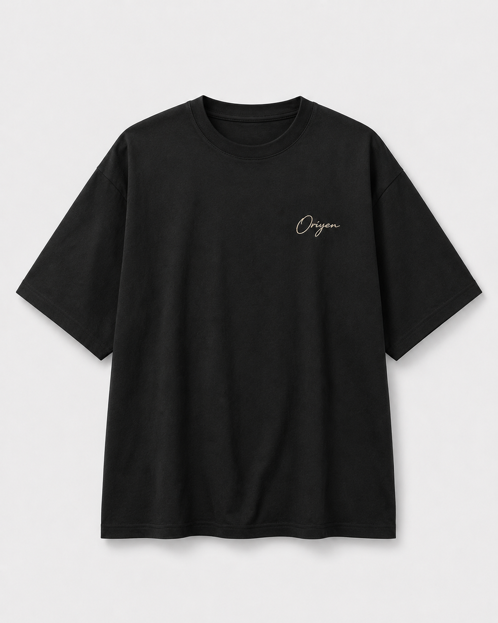 ORIYEN Midnight Heavyweight Oversized Tee (Black)