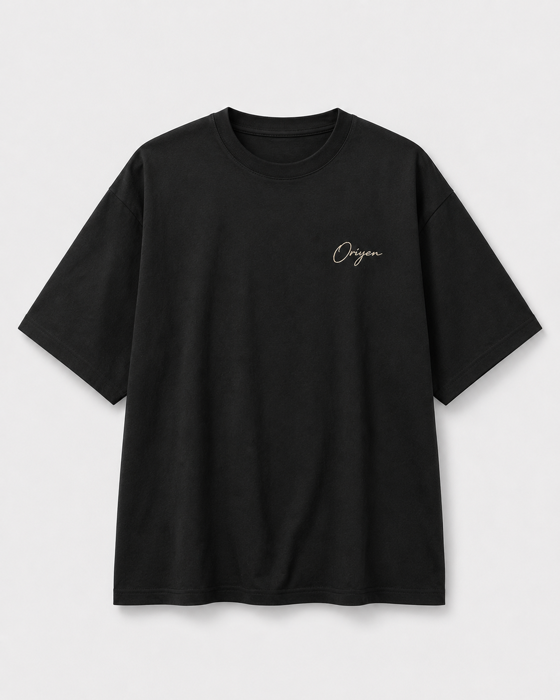 ORIYEN Midnight Heavyweight Oversized Tee (Black)