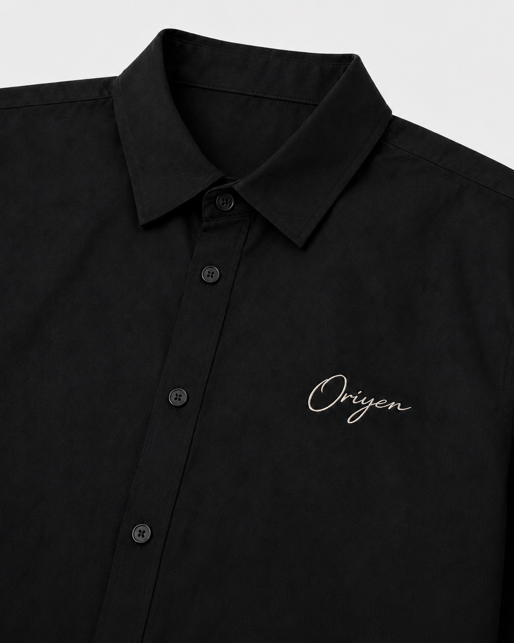 ORIYEN Midnight Oversized Shirt (Black)