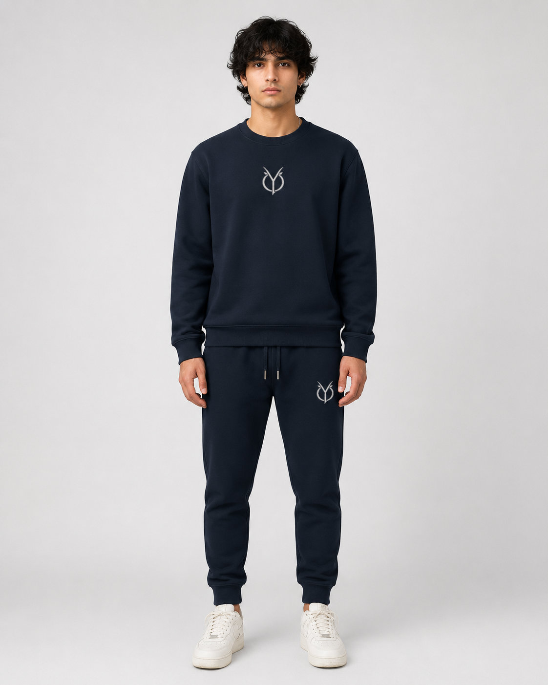 ORIYEN Navy Essentials Co-Ord Set