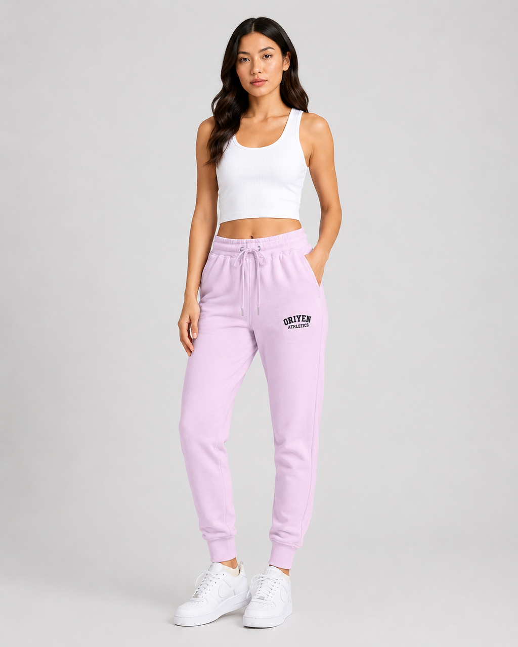 ORIYEN Blossom Women's Joggers (Light Pink)