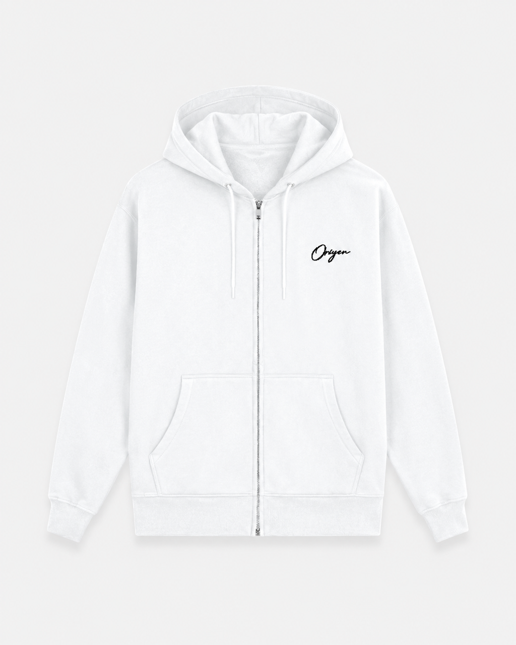 ORIYEN Frost Zip Hoodie (White)