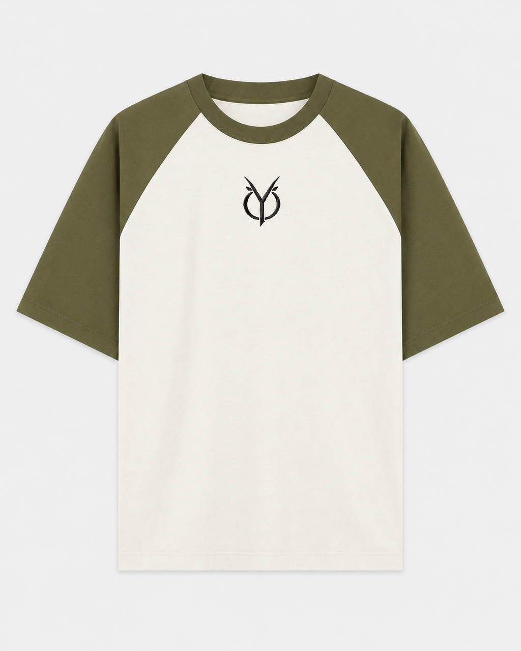 ORIYEN Emblem Oversized Tee (Olive)