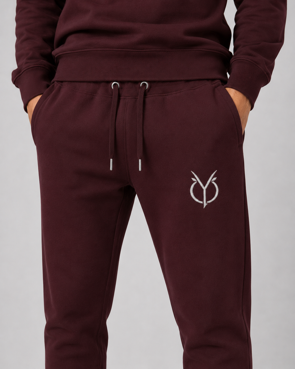 ORIYEN Burgundy Essentials Co-Ord Set