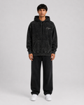 ORIYEN Midnight Acid Wash Hoodie (Black)