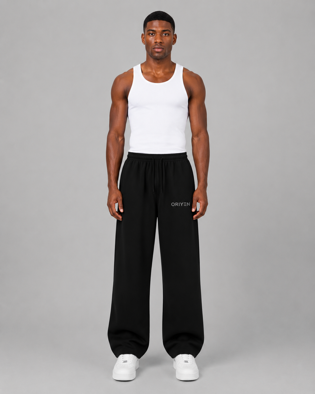 ORIYEN Essential Sweatpants (Jet Black)