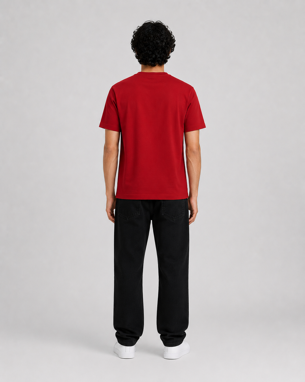 ORIYEN Crimson Red Essential Tee