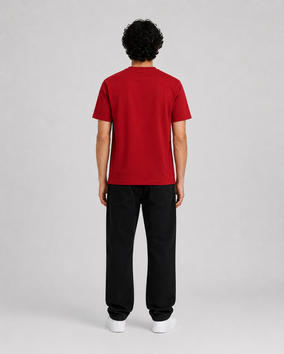 ORIYEN Crimson Red Essential Tee
