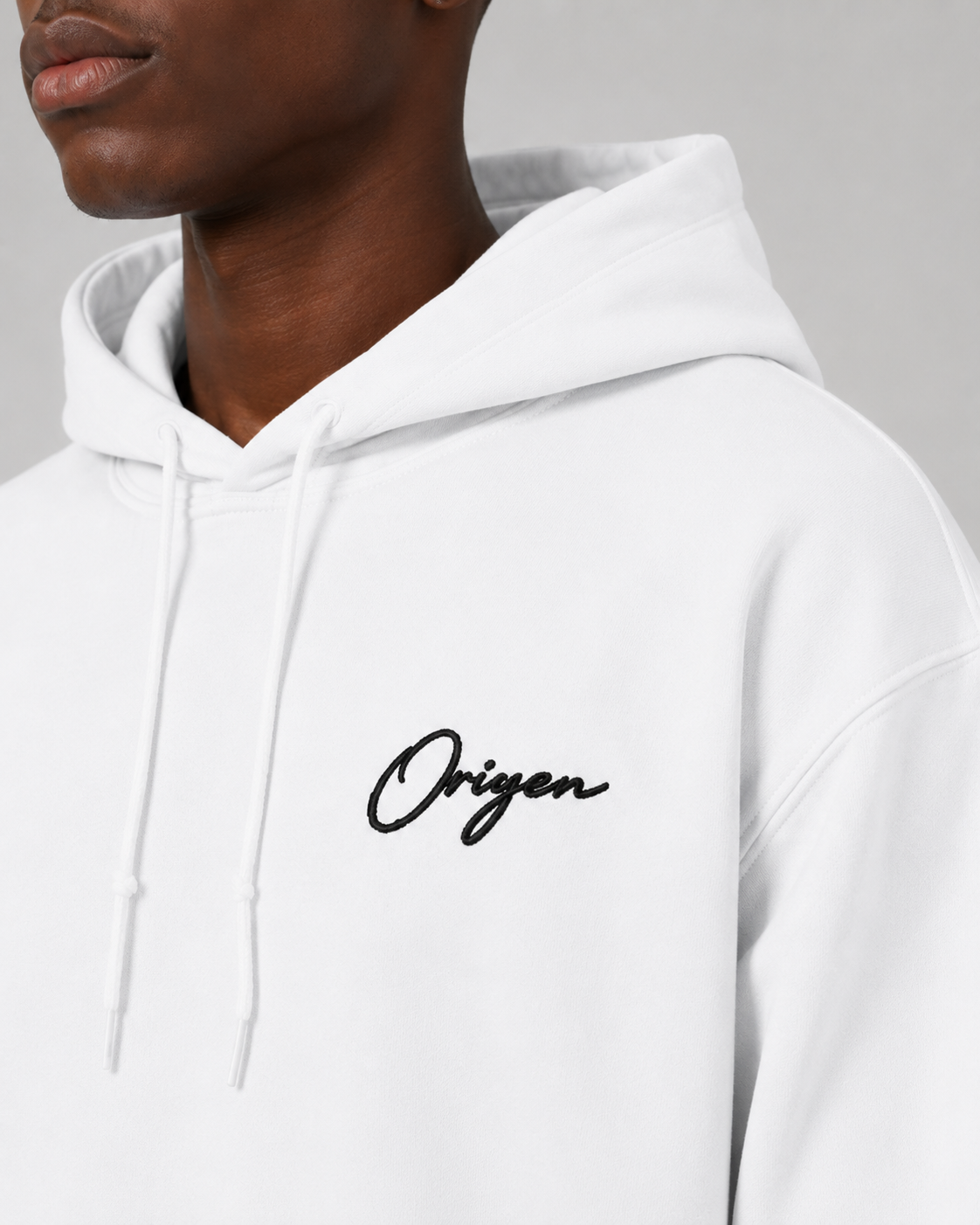 ORIYEN Royal Arctic White Hoodie